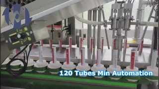 Машина для наполнения и запечатывания металлических туб TF-120